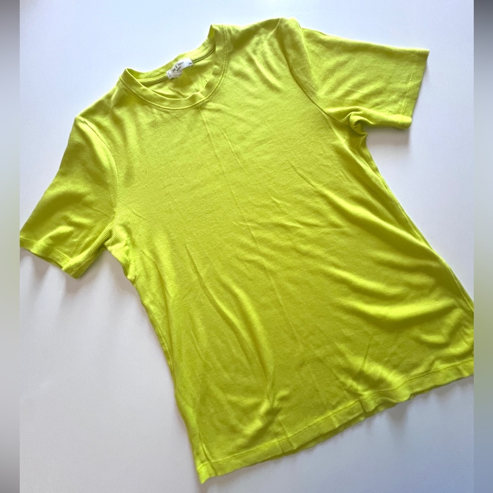 Slim rib neon t-shirt